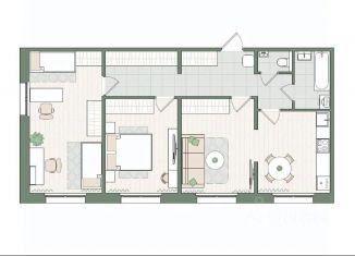 Продажа 3-ком. квартиры, 76 м2, Киров, Ленинский район