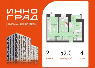 Продажа двухкомнатной квартиры, 52 м2, Киров, Ленинский район