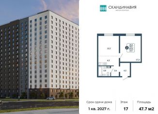 Продается двухкомнатная квартира, 47.7 м2, Киров, Ленинский район