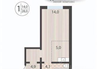 Продается 1-комнатная квартира, 28 м2, Иркутск