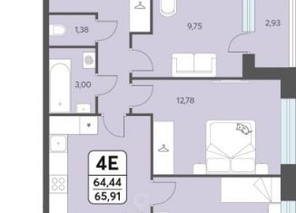 Продажа 3-комнатной квартиры, 65.91 м2, Архангельск