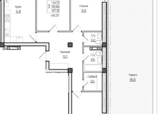 Продам 3-ком. квартиру, 155.55 м2, Дагестан