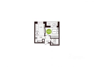 Продается 1-ком. квартира, 40.22 м2, Чебоксары, Калининский район