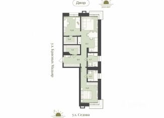 Продам 2-ком. квартиру, 77.3 м2, Иркутск