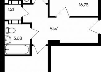 Продаю двухкомнатную квартиру, 57.59 м2, Крым