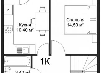Продается 1-комнатная квартира, 48.8 м2, Новгородская область