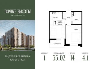 Однокомнатная квартира на продажу, 35.02 м2, Майкоп