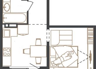 Продам 1-комнатную квартиру, 32 м2, Республика Алтай