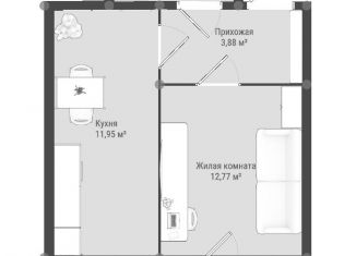 Продам 1-комнатную квартиру, 34.77 м2, Керчь