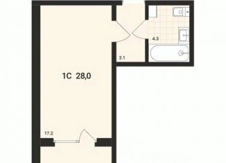 Продается 1-ком. квартира, 28 м2, Новосибирская область