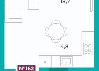 1-ком. квартира на продажу, 32.1 м2, Симферополь, Киевский район