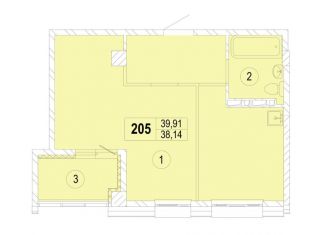 Продам 1-комнатную квартиру, 38.14 м2, Уссурийск, улица Хмельницкого, 9А