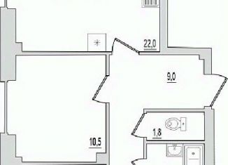 Продаю 3-комнатную квартиру, 71.8 м2, Псков