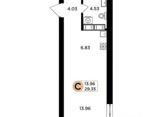 Продаю квартиру студию, 29.2 м2, Самара, Куйбышевский район