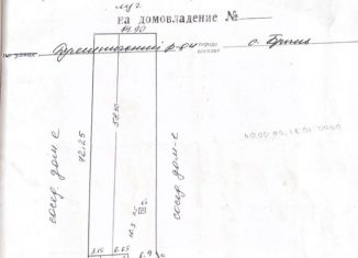 Продажа земельного участка, 11 сот., село Брынь, улица имени Полянской, 63