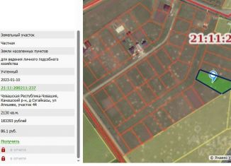Продам участок, 21.3 сот., Чувашия
