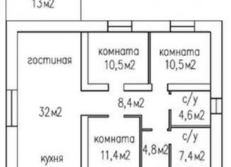 Продажа дома, 85 м2, село Перевалово, Школьная улица, 6