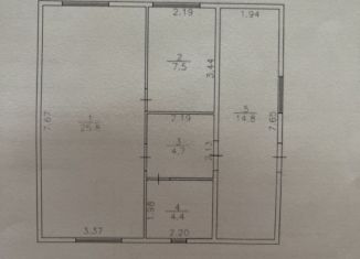 Продается дом, 59 м2, Республика Башкортостан, 3-я улица 1-го поля