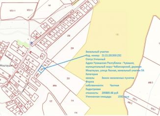 Продается участок, 15 сот., Чувашия