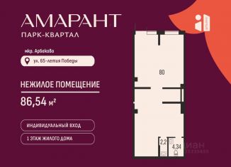 Продаю офис, 86.54 м2, Пензенская область