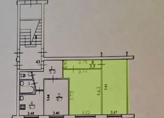 Продам комнату, 55.4 м2, Пушкин, территория Лесное, 3