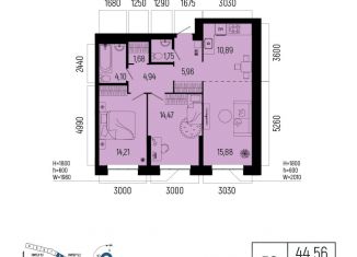 Продам 3-комнатную квартиру, 73.88 м2, Уфа, Октябрьский район