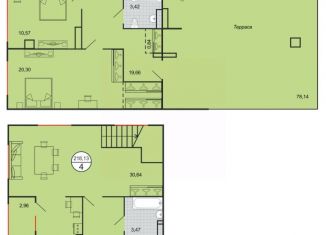 Продам 4-комнатную квартиру, 218.13 м2, Ставропольский край