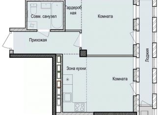 Продается двухкомнатная квартира, 39.6 м2, Татарстан