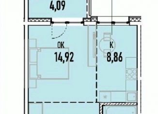 Продается 1-ком. квартира, 42.7 м2, Иркутск