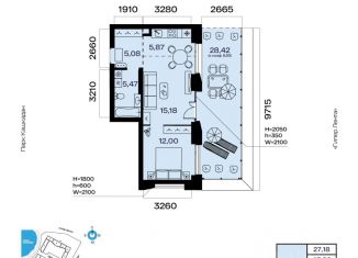 Продам 2-комнатную квартиру, 52.13 м2, Уфа