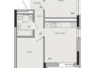 Продажа 2-ком. квартиры, 47.1 м2, Ижевск, Первомайский район