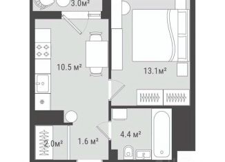 Продажа 1-комнатной квартиры, 34.4 м2, Ижевск