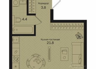 Продам квартиру студию, 30 м2, Москва
