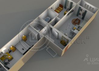2-комнатная квартира на продажу, 67.11 м2, Курск