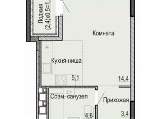 Продажа квартиры студии, 28.7 м2, Ижевск, Индустриальный район