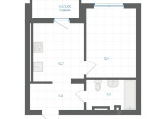 1-ком. квартира на продажу, 35.3 м2, Челябинск
