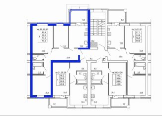 Продаю трехкомнатную квартиру, 73 м2, Кострома