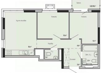 Продается 2-ком. квартира, 51.6 м2, Ижевск