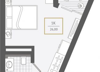 Продам 1-ком. квартиру, 26.4 м2, Сочи