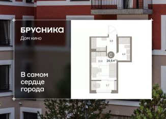 Продажа квартиры студии, 24.62 м2, Курган