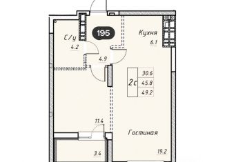 Продаю квартиру, 49.2 м2, Энгельс
