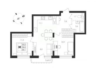 Продаю 2-ком. квартиру, 39.8 м2, Воронежская область