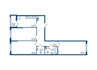 Продается 3-ком. квартира, 96.73 м2, Воронеж