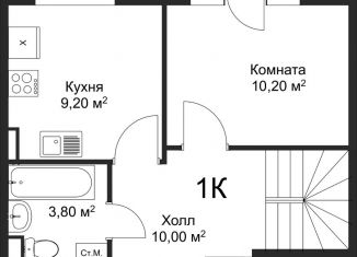 Продажа 1-ком. квартиры, 44.8 м2, Великий Новгород