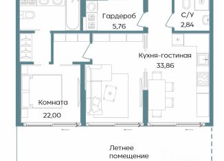 Продаю двухкомнатную квартиру, 95.7 м2, Крым