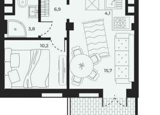 Продается 2-ком. квартира, 55.8 м2, Дагестан