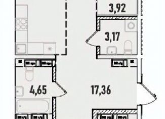 Продается 2-комнатная квартира, 78.66 м2, Иркутская область