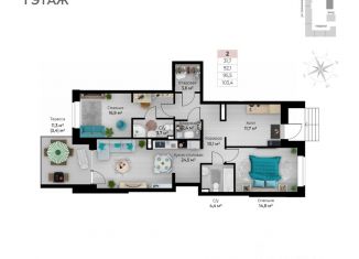 Продажа 3-ком. квартиры, 103.4 м2, Пермский край