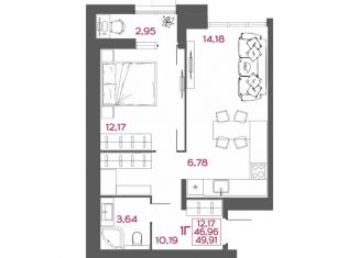 Продаю 1-ком. квартиру, 49.91 м2, Пенза, Железнодорожный район