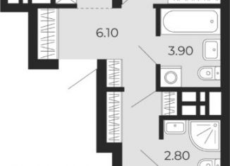 Продам 2-ком. квартиру, 63.4 м2, Казань
